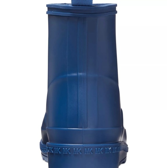 MICHAEL Michael Kors Blue Mac Rainboots Booties NEW - Picture 2 of 6